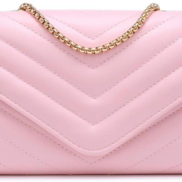 Women Small Quilted Crossbody Bags Stylish Designer Evening Bag Clutch Purses an - Picture 1 of 7